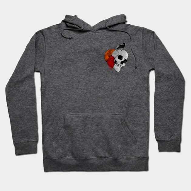 Halloween Heart Hoodie by Screen Fiend Merch